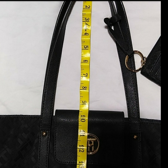 Tommy Hilfiger Monogram Canvas Tote + Change Purse - Picture 5 of 16